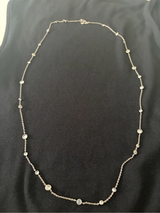 Jewelry - Silpada Silver Station Crystal Necklace - Sterling silver 31”